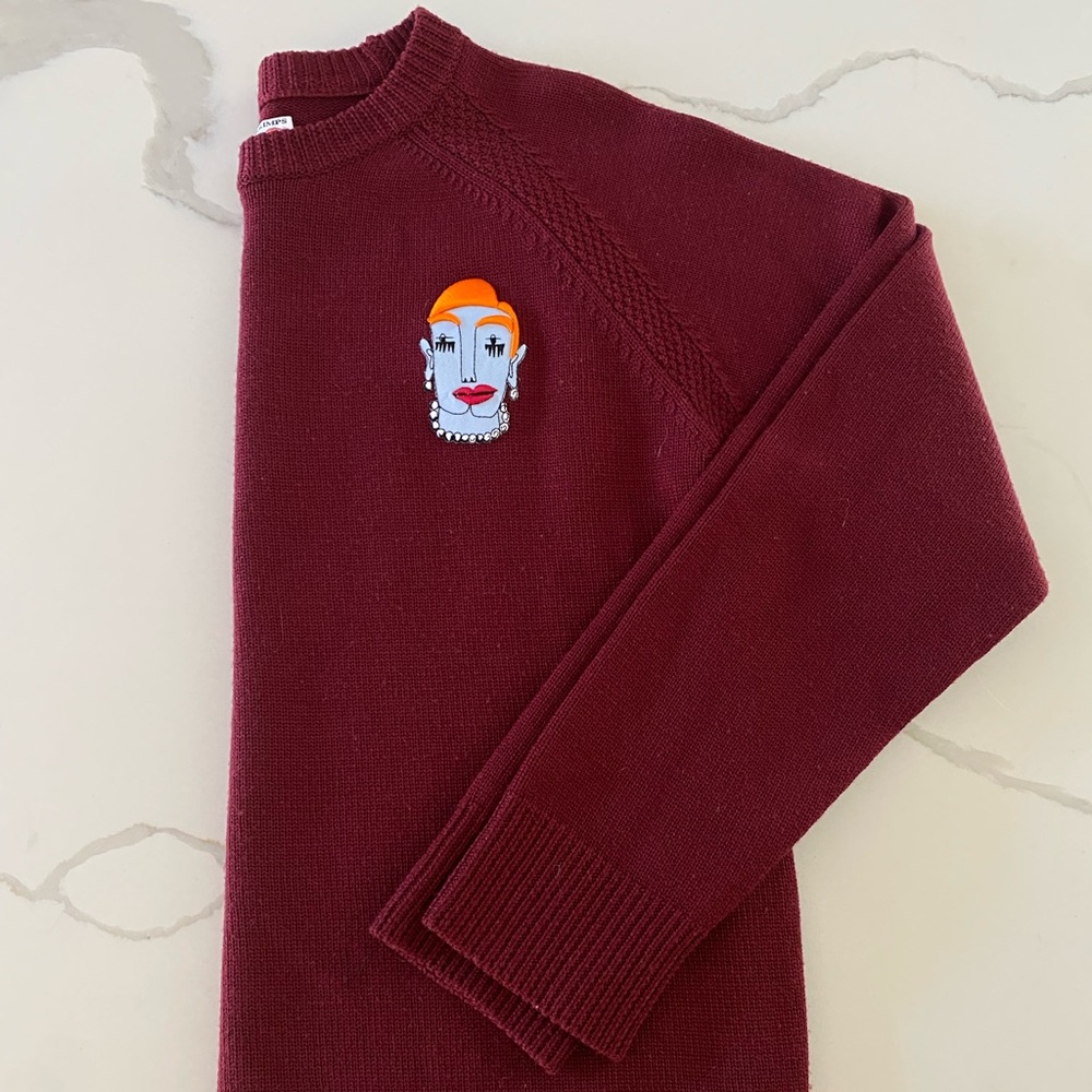 COPY - SHRIMPS MERINO WOOL SWEATER - Picture 3 of 4